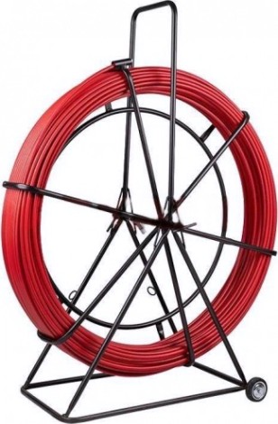 Кабельная протяжка REXANT 47-1110 стеклопруток 100 м, красная (УЗК в тележке) Кабельная протяжка REXANT 47-1110 стеклопруток 100 м, красная (УЗК в тележке)
