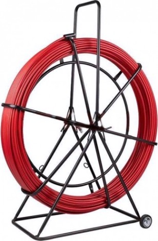 Кабельная протяжка REXANT 47-1150 стеклопруток 50 м, красная (УЗК в тележке) Кабельная протяжка REXANT 47-1150 стеклопруток 50 м, красная (УЗК в тележке)