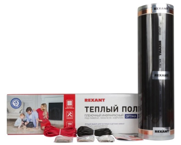 Пленка инфракрасная REXANT 51-0509-7 Optima 150, 6 м²/0,5х12 м/900Вт Пленка инфракрасная REXANT 51-0509-7 Optima 150, 6 м²/0,5х12 м/900Вт